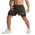 thumbnail image 3 of Men‘s 2 in 1 Workout Running Shorts Quick Dry Lightweight Gym Training Sport Short with Phone Pockets, 3 of 8