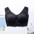 thumbnail image 4 of RKSTN Women's Plus Size Bra Unadjustable Sports Extra-Elastic Breathable Lace Trim Bra, 4 of 4
