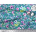 thumbnail image 2 of Soimoi Poly Georgette Fabric Flower Watercolor Print Fabric by The Yard 52 Inch Wide, 2 of 3