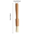 thumbnail image 2 of Hearth & Gear Brush For Baking Buttering Brush Wood Basting Brush Oil Brush For Cooking BBQ Brush For Kitchen Cooking Baking Silicone Bakeware with Lid Baking Pans Set Silicone Bake Ware. Set Bake, 2 of 6