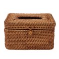 thumbnail image 2 of Multi Functional Rectangle Tissue Box Cover, Rattan Woven Tissue Box Holder, Decorative Tissue Cover with Durable Sturdy for Bathroom Bedroom Living Room Car Office, 2 of 8