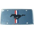 thumbnail image 2 of Mustang Silver Laser License Plate, 2 of 2
