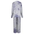 thumbnail image 5 of Blouses pour Femmes, Mode Décontractée Imprimée Manches Longues Col Rond Ensemble Haut et Pantalon, 5 of 5