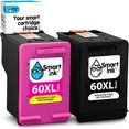 thumbnail image 1 of Cartouche d'Encre Smart Ink Remanufacturée de Remplacement pour HP 60TG 60 TG (BK, 1 of 5