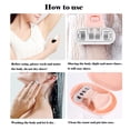 thumbnail image 4 of Women's 6-Layer Blade Razor with 55-Degree Pivoting Head - ABS+TPR Manual Hair Remover for Legs & Underarms, Mini Portable Shaver with Storage Box, Available in Green/Pink/Purple (2.99*2.09in Size), 4 of 6
