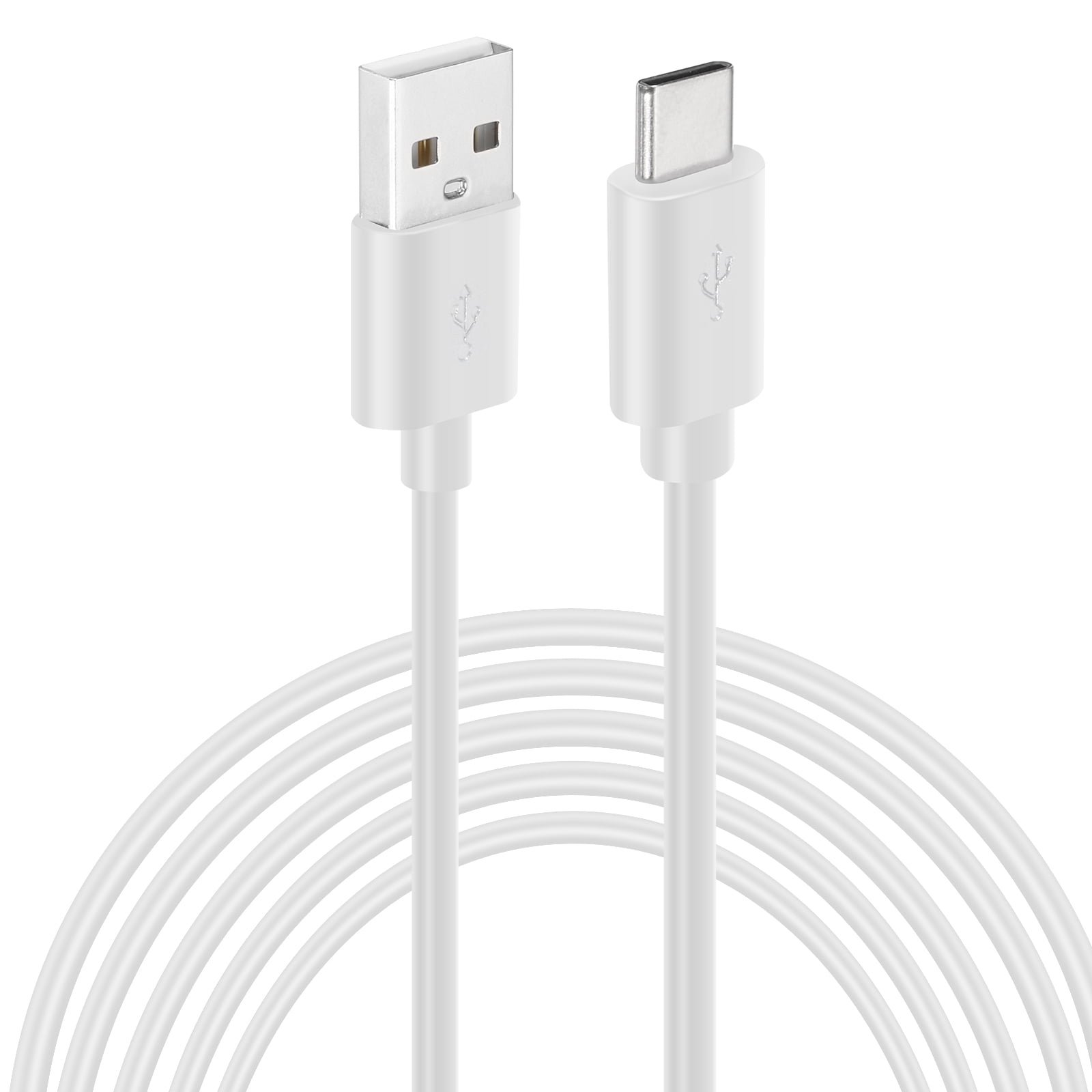 Uxcell 26.2Ft USB Type C Charging Cable, USB to USB C Charging Cable, White