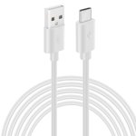 Uxcell 26.2Ft USB Type C Charging Cable, USB to USB C Charging Cable, White