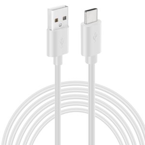 Uxcell 26.2Ft USB Type C Charging Cable, USB to USB C Charging Cable, White