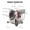 thumbnail image 3 of Belt Grinder,Mini Grinder Diy Belt Sander For Cutlery Electrical Band Grinding Machine Sharpening Machine Polish Tools ,High Dust Collection Efficiency, 3 of 5