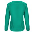 thumbnail image 5 of Yuyuzo 2025 Automne Chandail Sport Uni pour Femme Décontracté Ample à Col Rond Raglan à Manches Longues Chandail Tunique Hauts Vert A2, 5 of 5