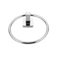 thumbnail image 3 of 2 Pieces Stainless Steel Towel Ring Hanger Kitchen Bathroom Hand Towel Holder Wall Mounted Circle Rack, 3 of 10