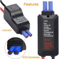 thumbnail image 2 of Portable 12V Emergency Car Jump Starter Cables with Smart Clamp Replacement, 2 of 4