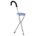 thumbnail image 5 of Foldable Cane Holder Folding Cane Seating Stainless Steel Cane Stool Walking Cane With Seating Foldable Cane Holder Thickened Stainless Steel Pipe Soft Sponge Portable Walking Cane, 5 of 5