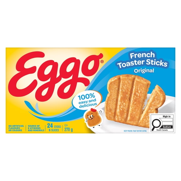 Kellogg’s Eggo, French Toaster Sticks Original, 270g, Eggo French Toaster Sticks