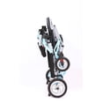 thumbnail image 3 of AKDSteel Fauteuil Roulant de Transport Ultraléger, Conception Pliable Portable avec Frein à Main Verrouillable, Accoudoirs Rabattables Amovibles et Repose-Pieds Oscillants, Supporte 220 Lb, 3 of 8