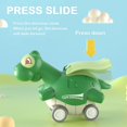 thumbnail image 3 of Dinosaur Cars Toys for 3+ Years Old Kids Press and Go Toy Cars Early Educational Pull Parent-children Interactive Back Vehicles Toy Inertia Infant Pull Back Cars, 3 of 7