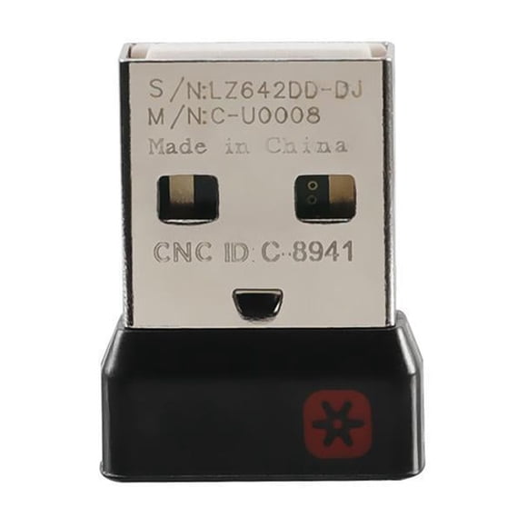 Logitech Unifying Receiver, 6-Channel, Compatible with Mice & Keyboards, Wireless Connectivity