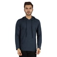 thumbnail image 1 of Inkmeso Solid Winter Hooded Sweatshirt For Mens Long Sleeve Drawstring Pullover Hoodie, 1 of 7