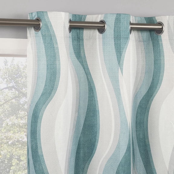 Mainstays Dezi Thermal Blackout Grommet Window Curtains Panel