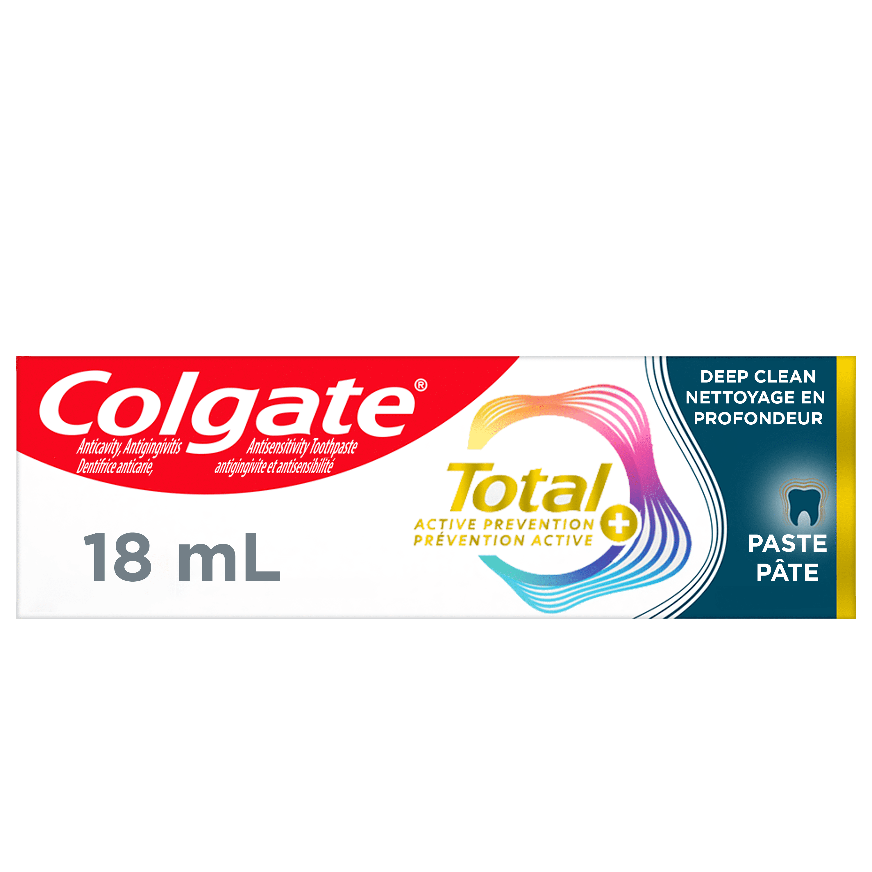 Colgate Total Active Prevention Plus Deep Clean Toothpaste, Mint
