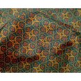 thumbnail image 4 of oneOone Silk Tabby Fabric Floral Block Printed Craft Fabric BTY 42 Inch Wide, 4 of 4