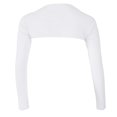 thumbnail image 4 of Ramadan Solid Open Cropped Stretchy Modal Full Arm Cover Shrug Hijab White Modal shawl White, 4 of 10