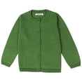 thumbnail image 4 of Toddler Candy Color Cardigan , Solid Color Winter Sweater For Boys/Girls ,0,3 Years, Super Soft, Green 12-18 Months, 4 of 5