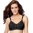 thumbnail image 1 of Bali Soutien-Gorge à Armatures pour Femmes Flower Bali - Article à Succès, 34DD, Noir, 1 of 4