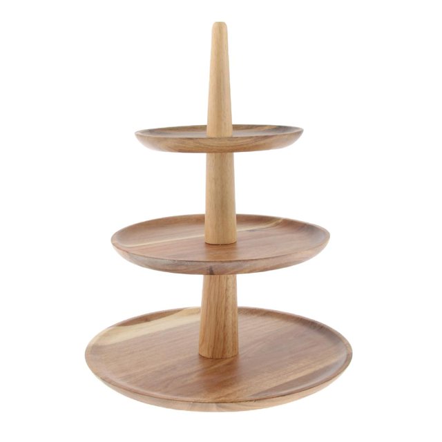 Durable 3 Tier Cake Stand Serving Tray for Baby Shower Holiday Wedding Party