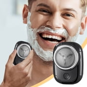 Dadatutu Mini Shaver Usb Shavers for Men, Rechargeable Compact Electric Shaver, Usb Rechargeable Mini Portable Electric Razor