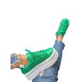 thumbnail image 3 of Woobling Chaussures Décontractées Antidérapantes pour Femmes Marche Bout Rond Plateforme Légères Vert 5.5, 3 of 4