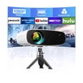 thumbnail image 1 of ELEPHAS Mini Projecteur pour iphone, Projecteur Portable avec Trépied, Projecteur Extérieur 1080P HD, Projecteur de Films Compatible avec Android/iOS/Windows/TV, 1 of 7