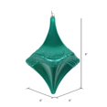 thumbnail image 2 of Vickerman MT194042D 8 Po. Ornement Candy Glitter Drop Teal, 2 of 3