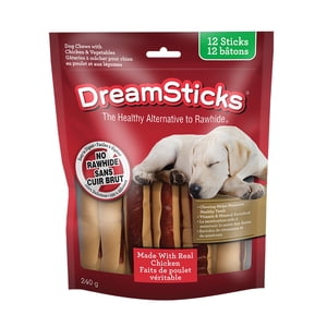 DreamBone Chicken Sticks 12 Count – Rawhide-Free Dog Chews Made with Real Chicken, Easy-to-Digest Training & Daily Reward Treats for All Dogs