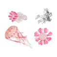thumbnail image 2 of HILABEE Jellyfish Growth Cycle Science Biology Model Animal Life Growth Cycle Figure Pink, 2 of 9
