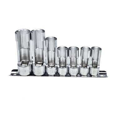 Bgsha 10-19mm 3/8 1/2 Diesel Injector Fuel Line Socket Wrench Set Union Nut Socket