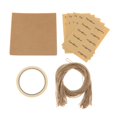 thumbnail image 2 of Set 50 Confetti s Paper s for Wedding Party for Petals Gifts Brown, 2 of 8