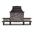 thumbnail image 4 of Sunjoy Emilio Wood Burning Fireplace, 4 of 11