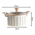 thumbnail image 3 of TopLLC Marmite à Pression Micro, Marmite à Soupe Antiadhésive de 8 L avec Cuisson à Induction, Double Anse, Grande Capacité, 3 of 9