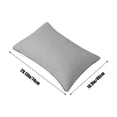 thumbnail image 3 of Hotel Grade Down Core Pillow for Back Stomach Sleepers, Soft Supportive Bed Pillow with Quilted Design, Medium Support Neck Pressure Relief Pillow in White Gray Green Orange Pink Khaki, 3 of 6