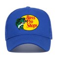 thumbnail image 1 of Bassproshops Printed Cotton Summer Outdoor Fishing Sun Protection Baseball Cap  (Royal blue), 1 of 6