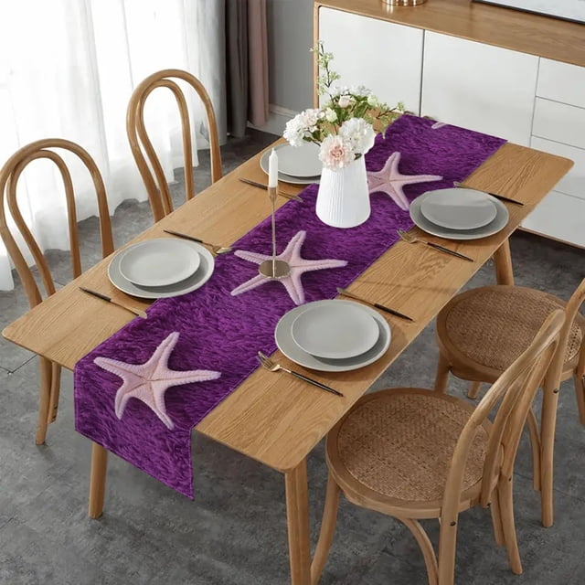 TIMIFIS Linen Ta Ble Runner,Table Chemin de Décoration pour la Maison Salon Décoration de Table à Manger