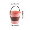 thumbnail image 4 of Dvkptbk Foldable Water Pail Folding Bucket, Car Wash, Telescopic Portable Foot Bucket Home Essentials, 4 of 9