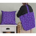 thumbnail image 5 of Soimoi Purple Moss Georgette Fabric Artistic Geometric Print Fabric by Yard 42 Inch Wide, 5 of 5