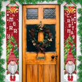 thumbnail image 3 of 1 Pair Door Banner Eye-catching Waterproof Oxford Cloth  Themed Pattern Hanging Banner for Home, 3 of 8
