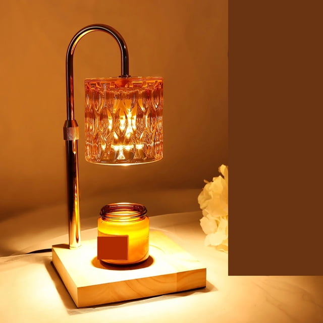 Candle Warmer Lamp Electric Dimmable Wax Melt Warmer Adjustable with Timer for Scented Wax ,Fast Heating