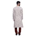 thumbnail image 3 of Atasi Kurta-Pyjama Long en Coton Imprimé pour Hommes, Kurta-Pyjama Décontracté de Designer, Vêtements, 3 of 5