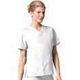 thumbnail image 1 of Maevn Haut Classique Col en V pour Femmes Blanc, XXXX-Large, 1 of 1