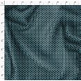 thumbnail image 4 of Soimoi Blue polyester Crepe Fabric Cat Animal Print Fabric by Yard 42 Inch Wide, 4 of 5
