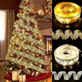 thumbnail image 2 of Pompotops Christmas Decorations Outdoor Indoor,Christmas Decorations For Home,Christmas Decoration LED Ribbon Lights Christmas Tree Ornaments DIY Lace Bow String Lights Decoration, 2 of 9